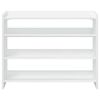 vidaXL Shoe Rack White 80x25x62 cm Engineered Wood