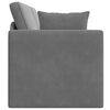 vidaXL Floor Sofa Bed 200cm Dark Grey Velvet
