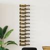 vidaXL Wall Mounted Wine Rack for 12 Bottles White Iron
