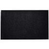 vidaXL Door Mat Black 90 x 150 cm PVC