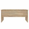 vidaXL Coffee Table Sonoma Oak 102x50.5x46.5 cm Engineered Wood