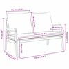 vidaXL Garden Bench with Cushion Oil Natural Solid Acacia Wood