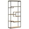 vidaXL Bookcase | Natural wood | Rough mango wood | Large | Bookcase