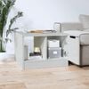 vidaXL Coffee Table High Gloss White 50x50x36 cm Engineered Wood