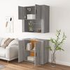 vidaXL Highboard Grey Sonoma Engineered Wood