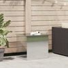 vidaXL Outdoor Storage Box Silver 55 x 50.5 x 50 cm Steel