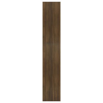 vidaXL Book Cabinet/Room Divider Brown Oak 80x30x166 cm Engineered Wood