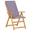 vidaXL Reclining Garden Chairs 2 pcs Brown Solid Acacia Wood