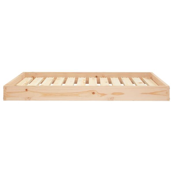 vidaXL Dog Bed 101.5x74x9 cm Solid Wood Pine