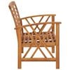 vidaXL Garden Bench with Cushions 119 cm Solid Acacia Wood