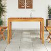 vidaXL Garden Dining Table 110x55x75 cm Solid Wood Acacia