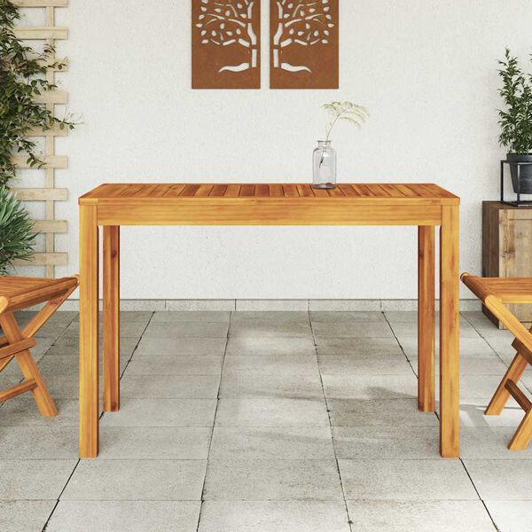 vidaXL Garden Dining Table 110x55x75 cm Solid Wood Acacia