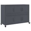 vidaXL Sideboard Anthracite 100,5x39x72 cm Steel