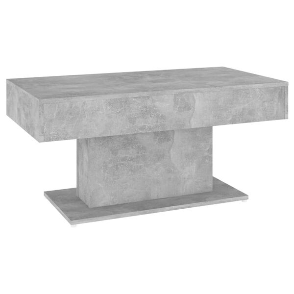 vidaXL Coffee Table Concrete Grey 96x50x45 cm Engineered Wood