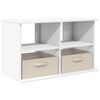 vidaXL TV stand with Drawer White 79 x 40 x 48 cm