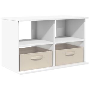 vidaXL TV stand with Drawer White 79 x 40 x 48 cm