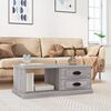 vidaXL Coffee Table Grey Sonoma 90x50x35 cm Engineered Wood