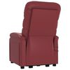 vidaXL Stand up Massage Chair Wine Red Faux Leather