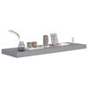 vidaXL Floating Wall Shelves 2 pcs Grey 80x23.5x3.8 cm MDF
