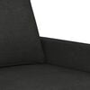 vidaXL 4 Piece Sofa Set with Cushions Black Fabric