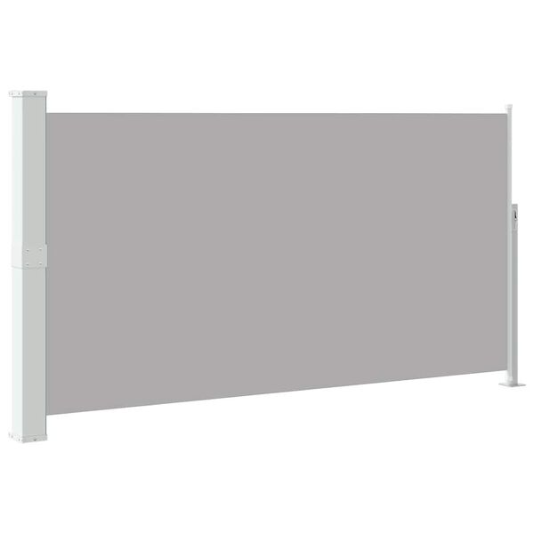 vidaXL Patio Retractable Side Awning 170x300 cm Grey