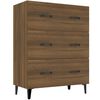 vidaXL Sideboard Brown Oak 69,5x34x90 cm Engineered Wood
