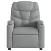 vidaXL Massage Recliner Chair Light Grey Fabric