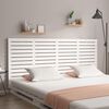vidaXL Wall Headboard White 186x3x91.5 cm Solid Wood Pine