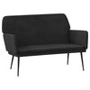 vidaXL Bench Black 108x79x79 cm Velvet