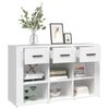 vidaXL Sideboard White 100x30x59.5 cm Engineered Wood
