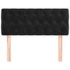 vidaXL Headboard Black 100 cm Velvet