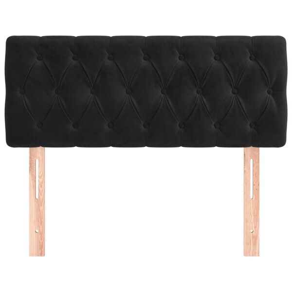 vidaXL Headboard Black 100 cm Velvet