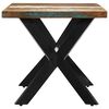 vidaXL Dining Table 160x80x75 cm Solid Reclaimed Wood