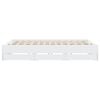vidaXL Bed Frame with Drawers without Mattress White 180x200 cm Super King