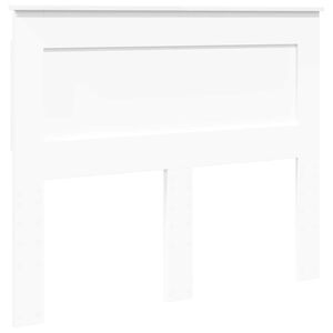 vidaXL Headboard with Headboard White 135 cm Engineered Wood