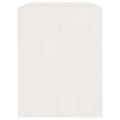 vidaXL Bedside Cabinets 2 pcs White 40x31x40 cm Solid Pinewood