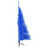 vidaXL Artificial Half Christmas Tree with Stand Blue 150 cm PVC