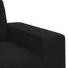 vidaXL Sofa Black 222 x 80 x 82 cm Fabric