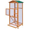 vidaXL Bird Cage Wood 65x63x165 cm