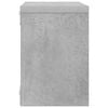 vidaXL Wall Cube Shelves 4 pcs Concrete Grey 22x15x22 cm