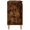 vidaXL Bathroom Cabinet Smoked Oak 65x33x60 cm Engineered Wood