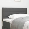 vidaXL Headboard with Headboard Dark Grey 100 cm Faux Leather