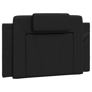 vidaXL Headboard Cushion "Viana" Black 90 cm Faux Leather