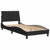 vidaXL Bed Frame without Mattress "Hanko" Black 90x190 cm Velvet