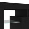 vidaXL TV Cabinet 2 pcs Black Oak 290 x 37 x 40 cm Engineered Wood