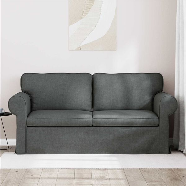 vidaXL Sofa Dark Grey 175 x 82 x 80 cm Fabric
