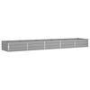 vidaXL Planter Light Grey 480 x 100 x 45 cm Galvanised Steel