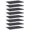 vidaXL Bookshelf Boards 8 pcs Grey 60x40x1,5 cm Engineered Wood