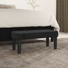 vidaXL Bench Black 70x30x30 cm Velvet