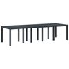 vidaXL Garden Table Anthracite 300 x 100 x 73 cm Poly Rattan